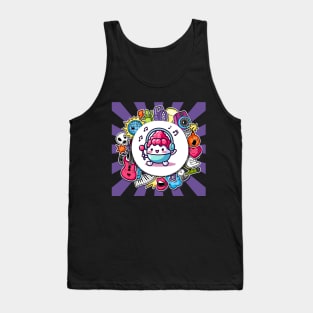 Raspberry Sorbet - Kawaii Style Music Tank Top